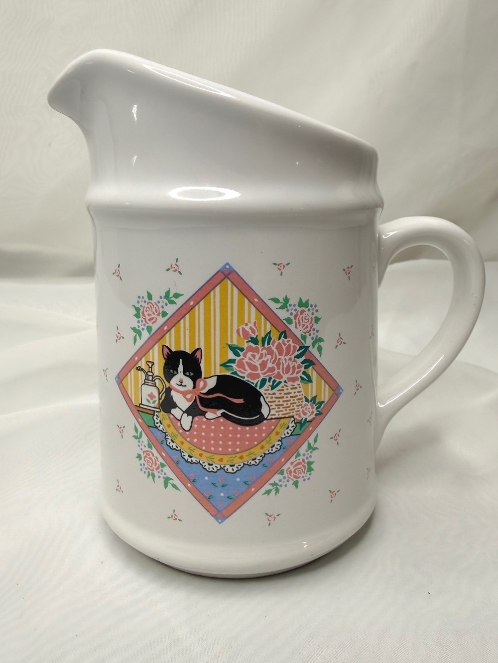 Vintage Traditions Country Cat Small Pitcher Jug